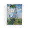 Woman with a Parasol - Madame Monet and Her Son Hardcover Blank Notebook